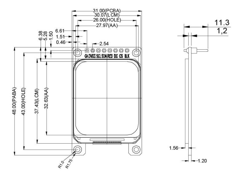 1.69" screen 1.69" screen