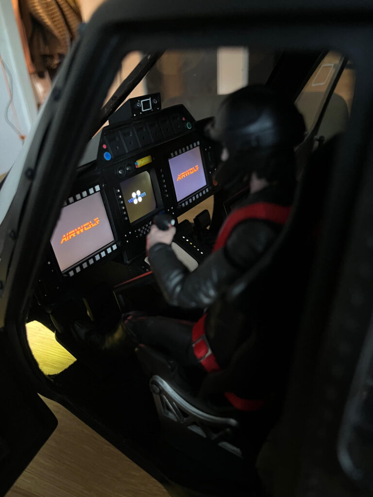 User Installs airwolf cockpit boot