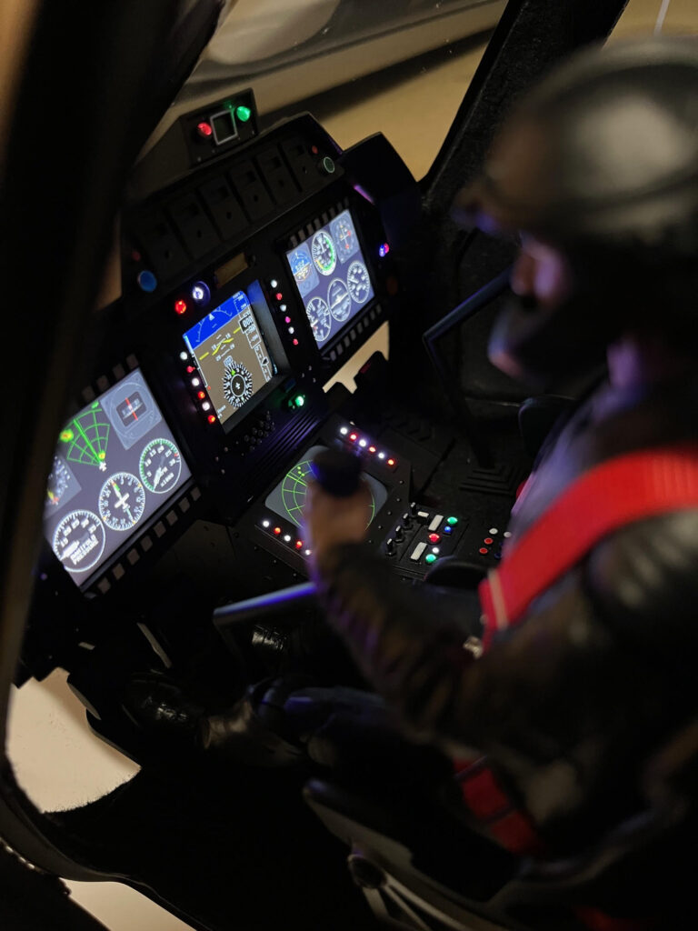 User Installs airwolf cockpit left