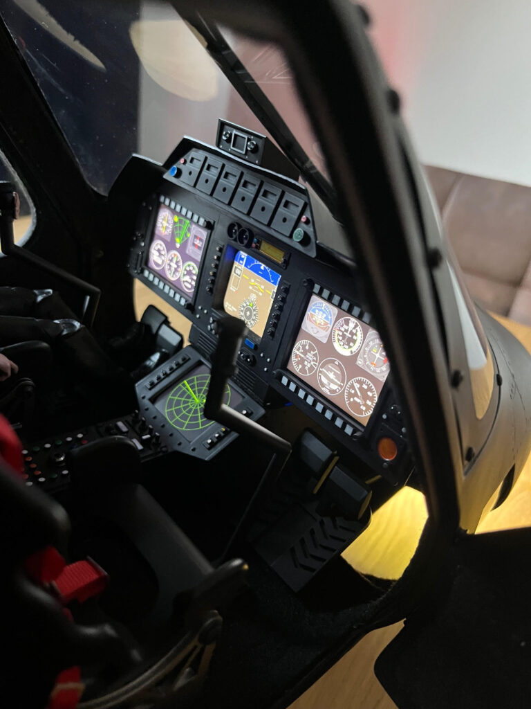 User Installs airwolf cockpit right