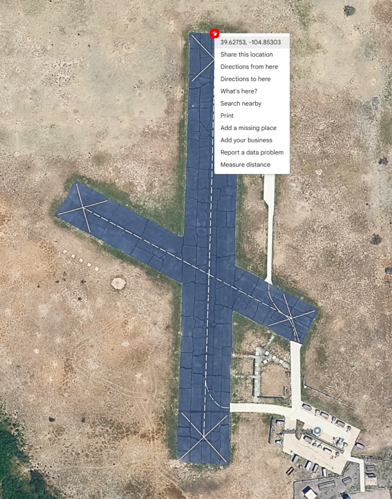 Adding Runways runway start