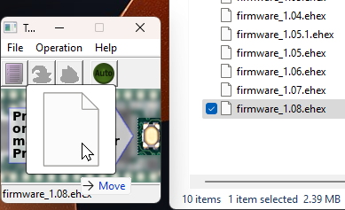 Firmware Updates teensy loader drag
